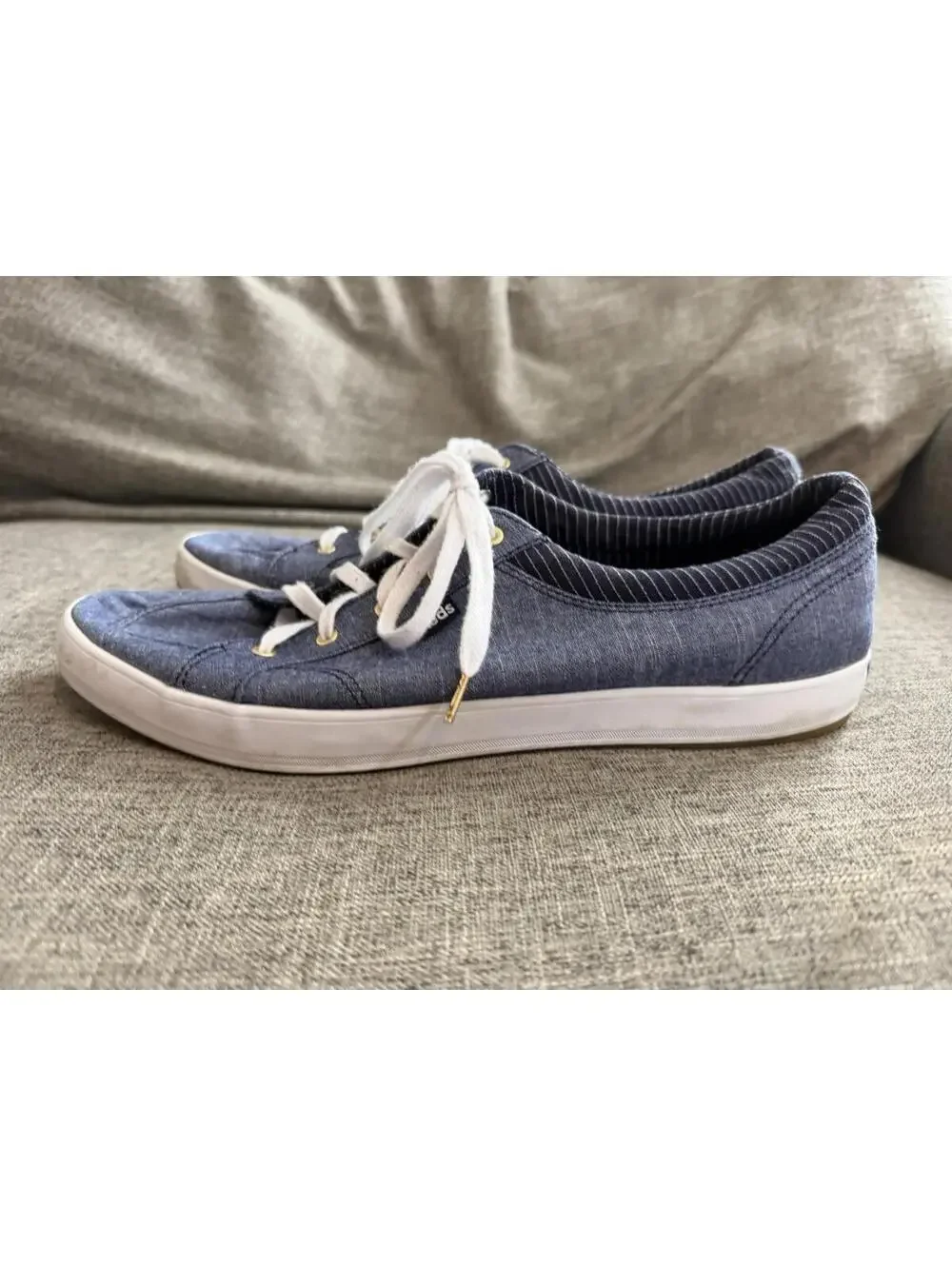 Keds center chambray