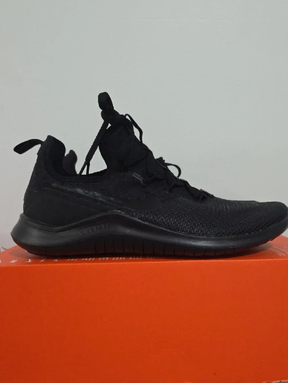 Nike Black Knit Flexible Sole Running Shoe