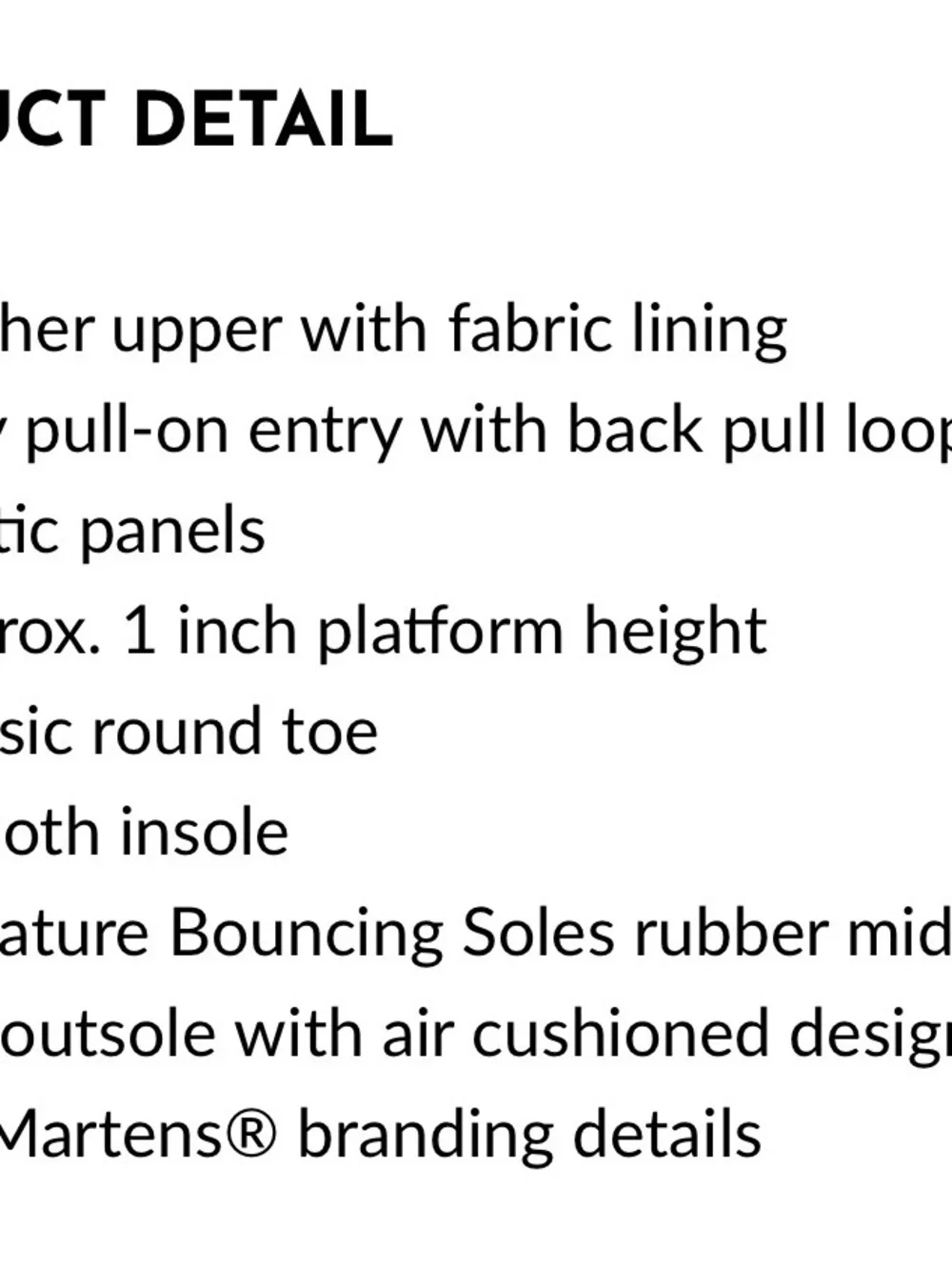 Dr. Martens thank uppers