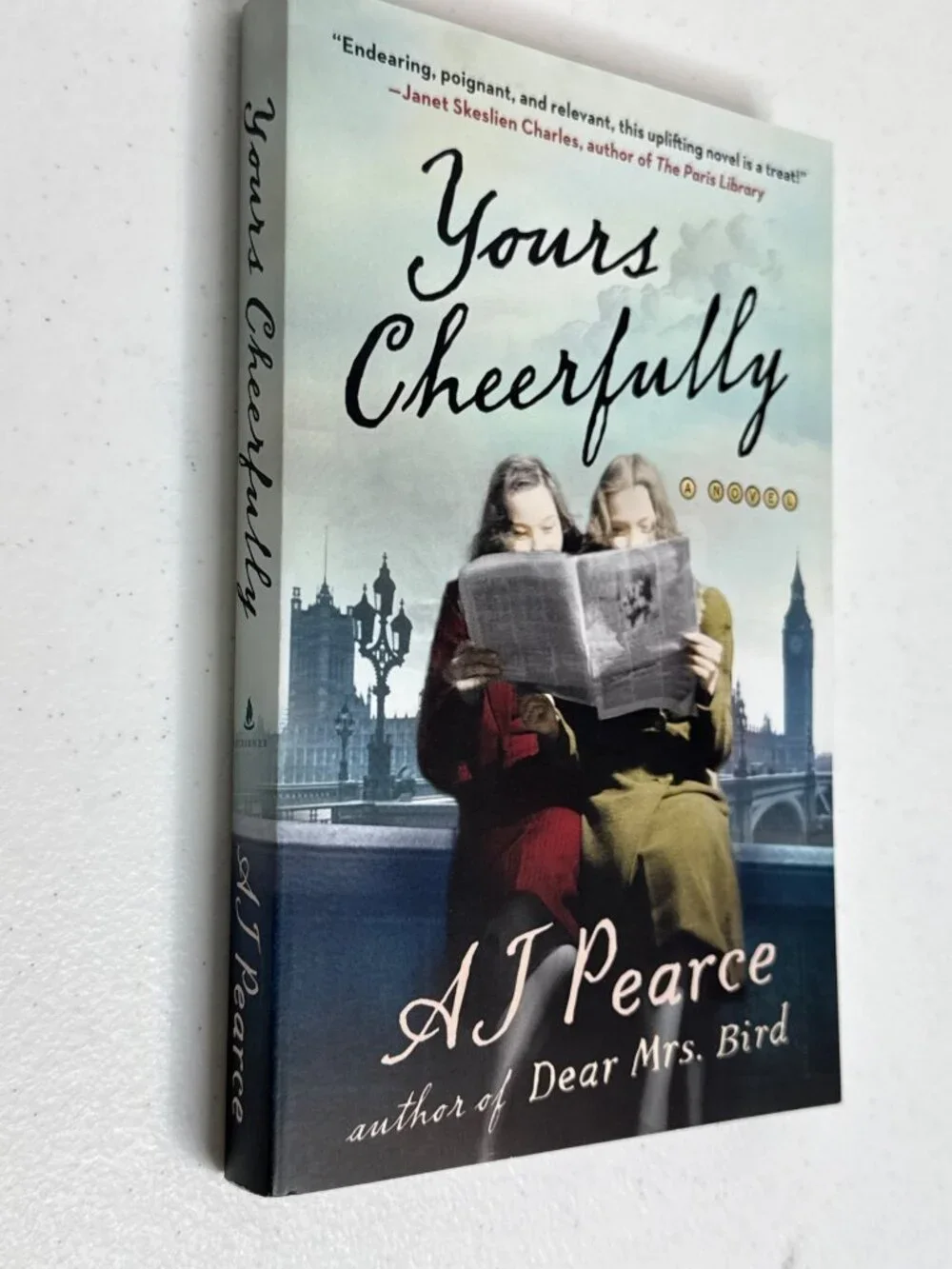 Yours Cheerfully by A.J. Pearce Paperback WWII Historical Fiction Novel