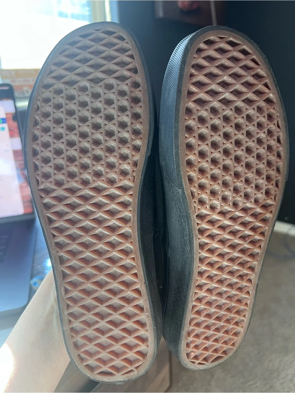 Vans all black