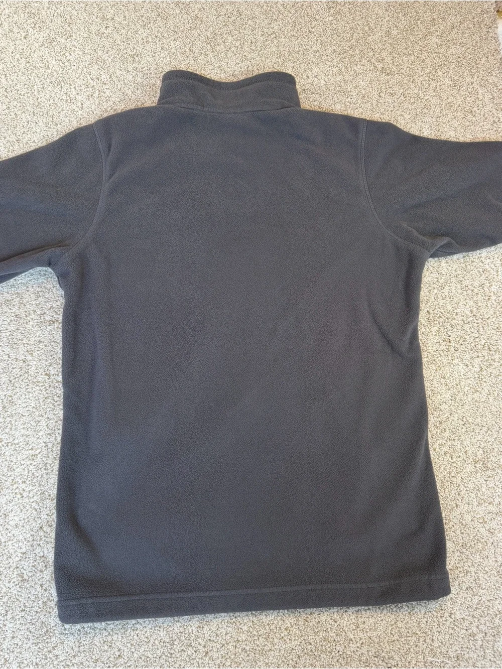 Columbia Men’s Fast Trek II Full Zip Fleece Dark Gray/Orange Trim Small