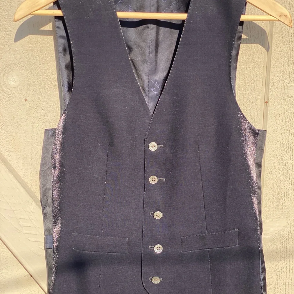 Corneliani Vest Navy‎ Blue
