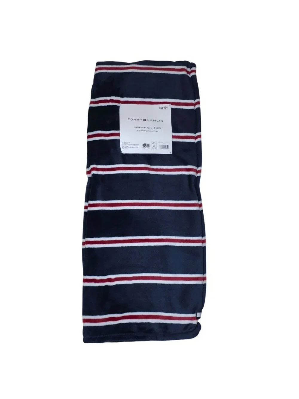 Tommy Hilfiger Super Soft Plush Throw Blanket 50