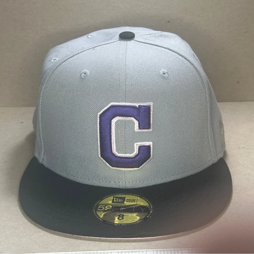 New Era — Hat Club Exclusive — Fuji Cleveland Indians fitted hat Size 8 - NWT