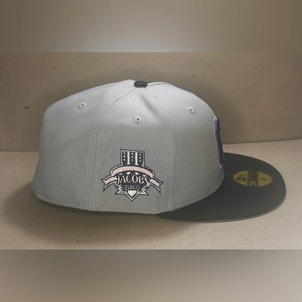 New Era — Hat Club Exclusive — Fuji Cleveland Indians fitted hat Size 8 - NWT