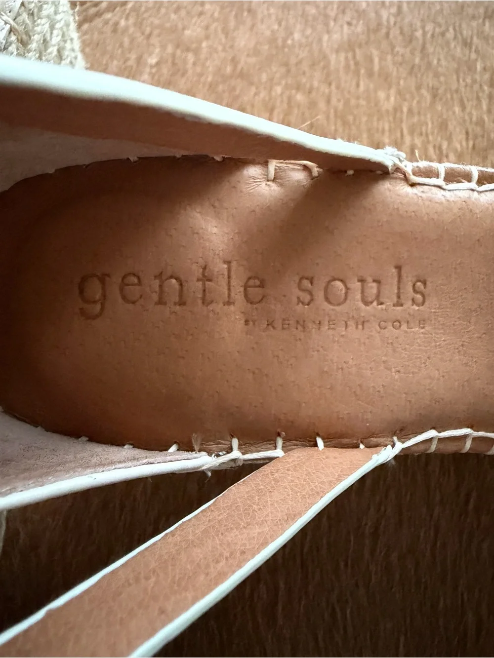 gentle souls white leather