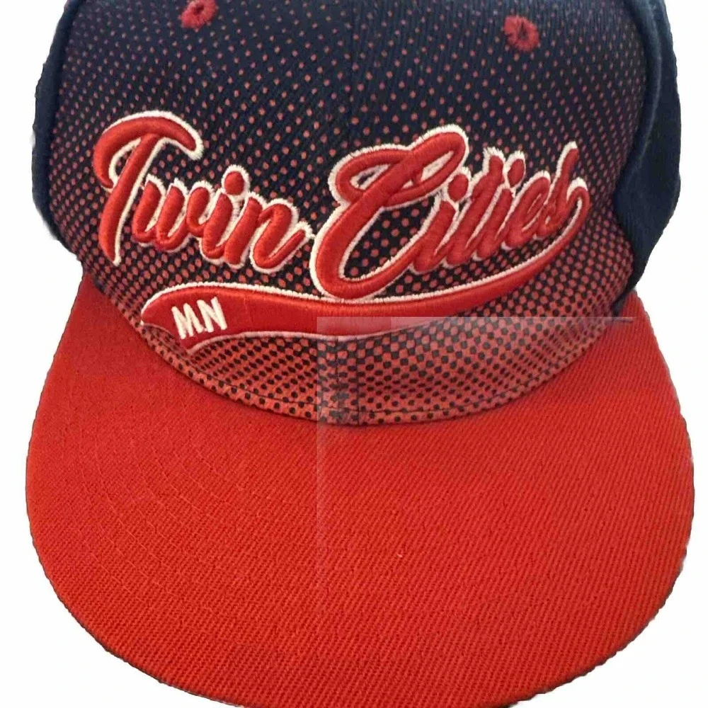 Kings Choice Malaki SnapBack‎ Hat Cap Twin Cities Minnesota Twins Blue Red