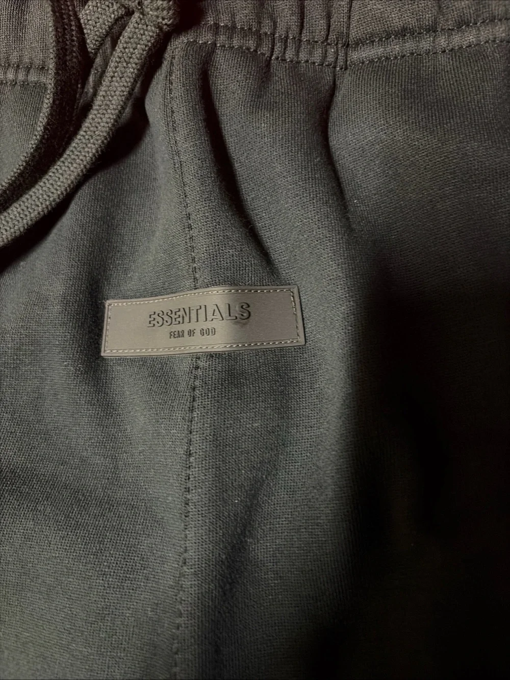 Fear of God essentials logo fabric