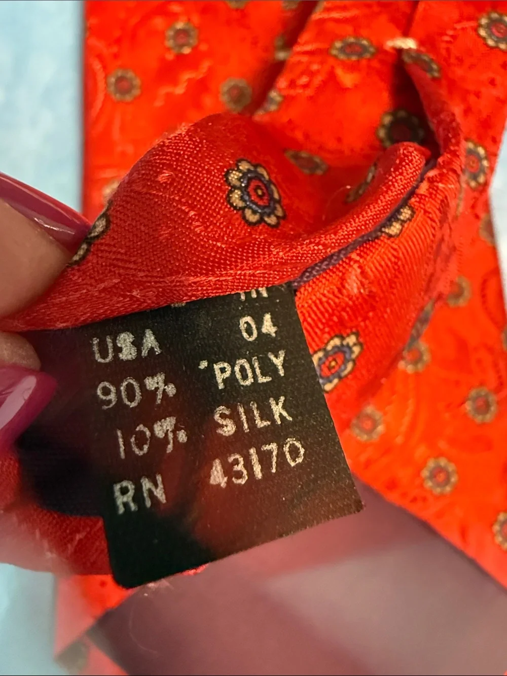 Oleg Cassini bold red