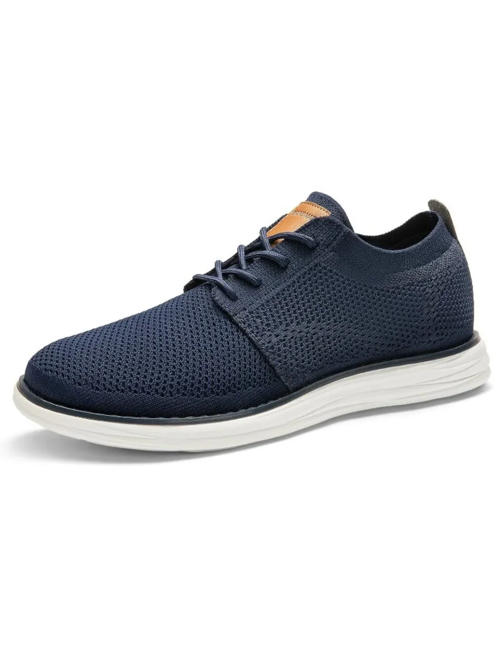 Bruno Marc Men's Blue Rubber Lace up Lightweight Casual Walking Sneakers