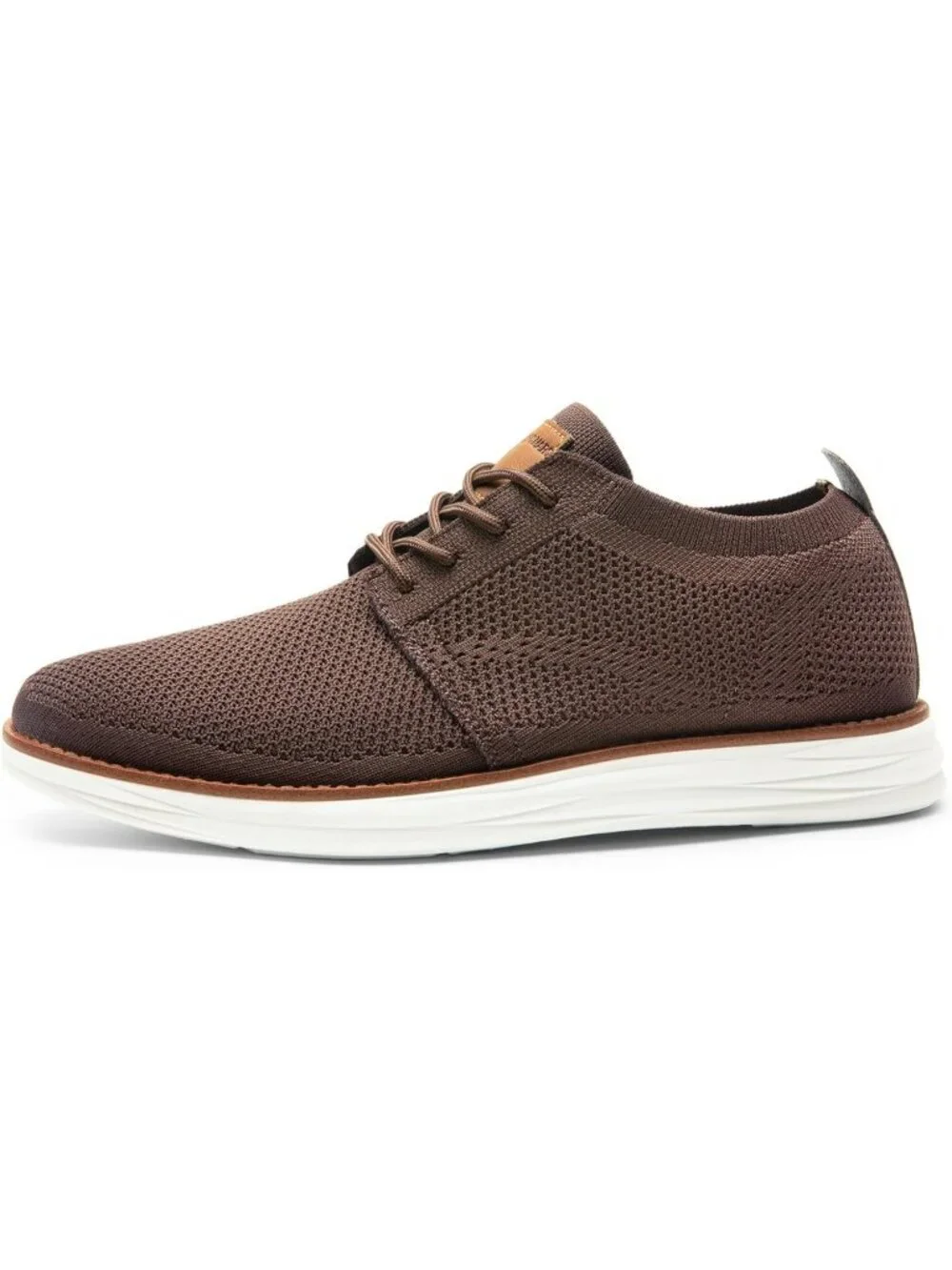 Bruno Marc Men's Brown Rubber Lace up Lightweight Casual Walking Sneakers