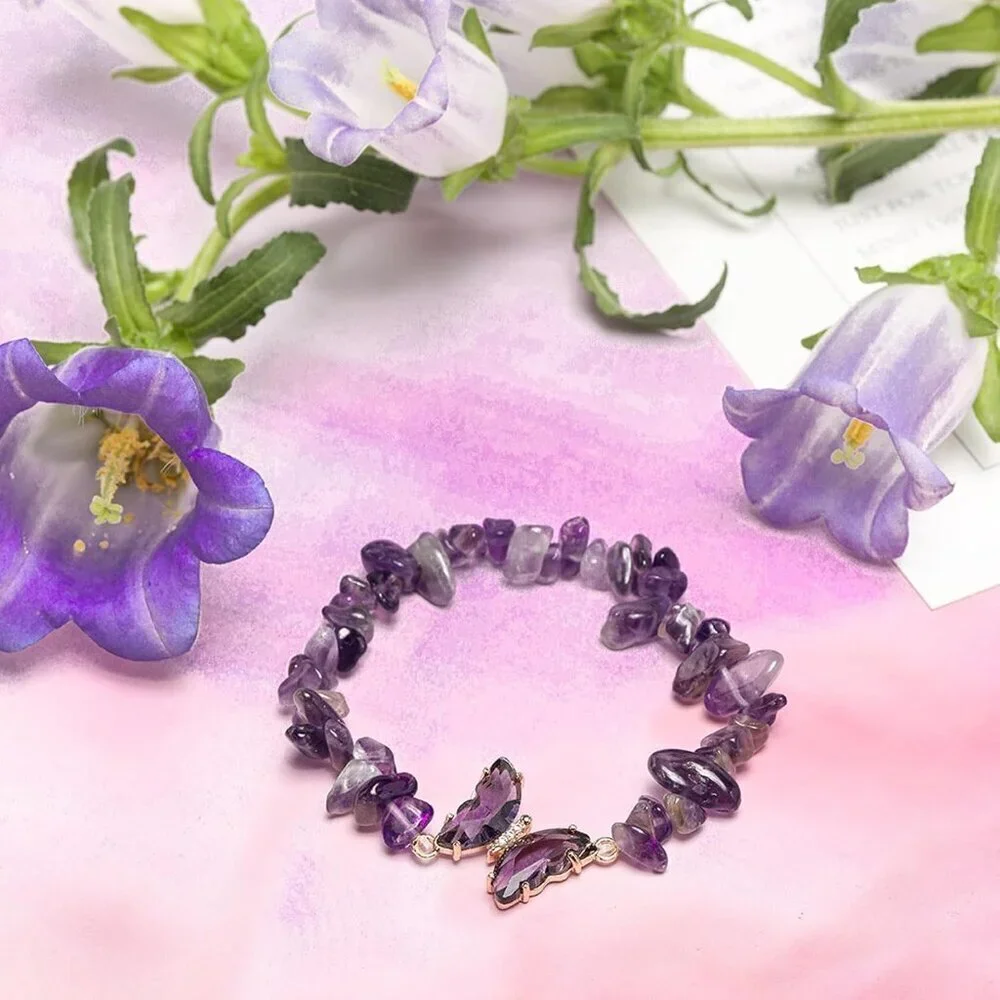 N/A purple beaded
