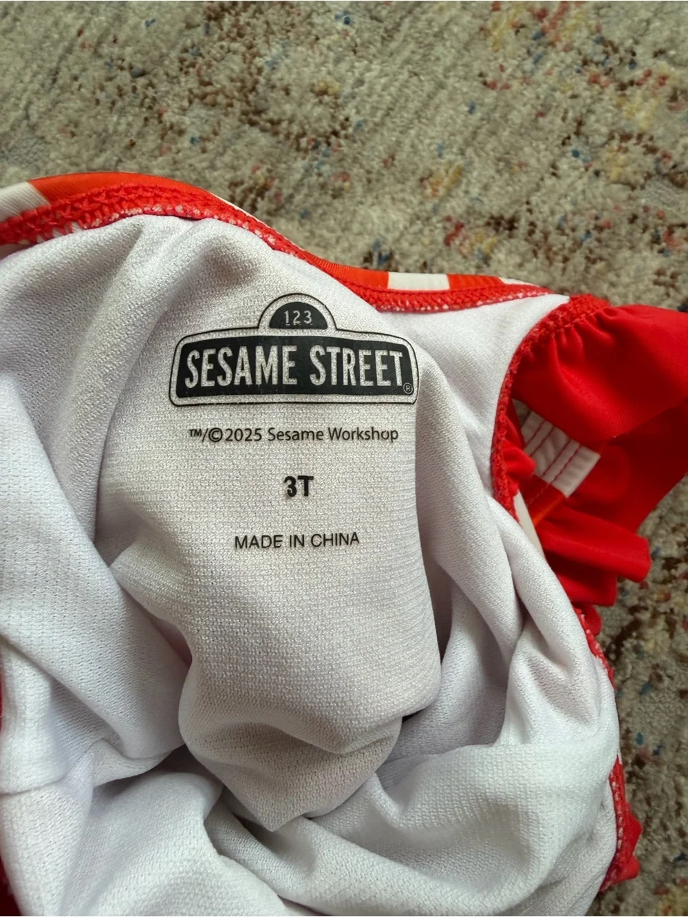 Sesame Street graphic red or