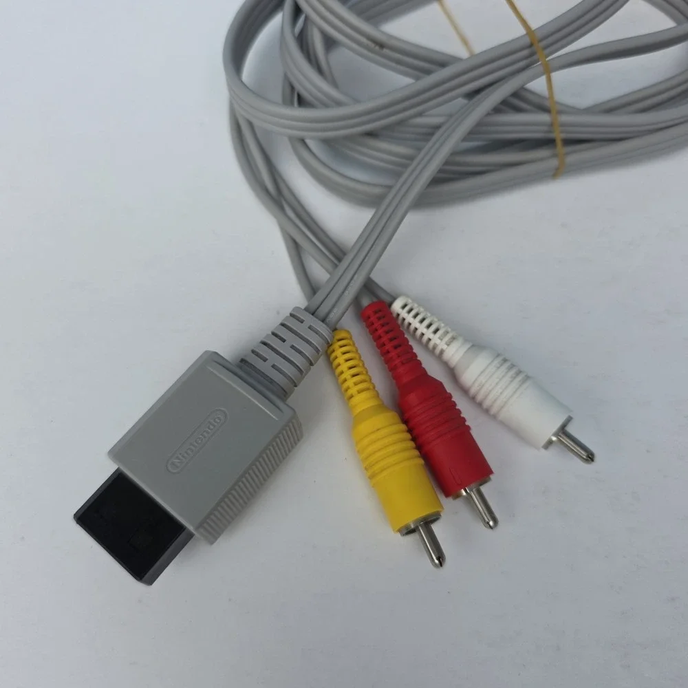 Official Genuine OEM Nintendo Wii AV VIDEO Composite Cable RVL-009, 7 FT