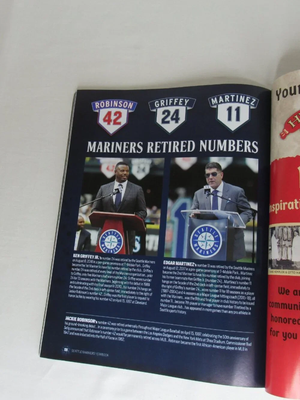 Seattle Mariners 2023 YEARBOOK Magazine Baseball