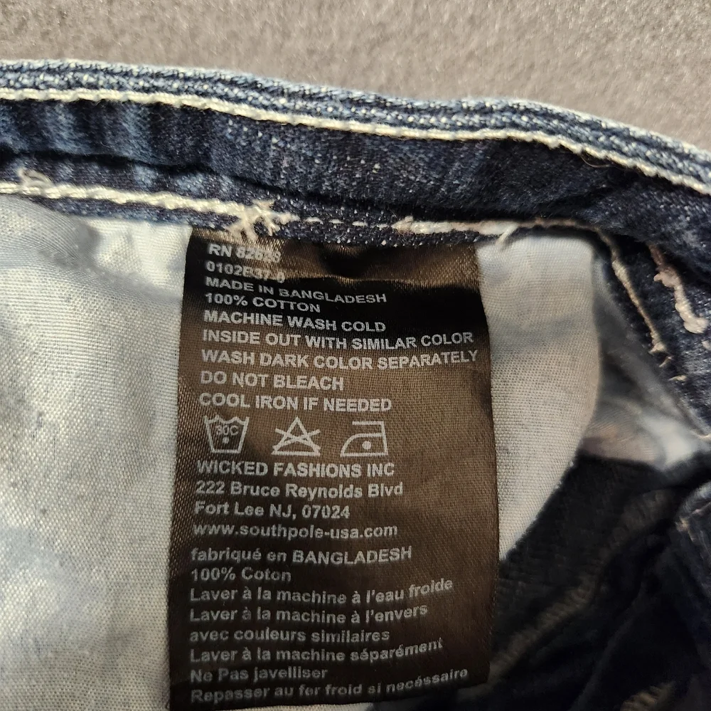SouthPole Size 38x32 Relaxed Blue
