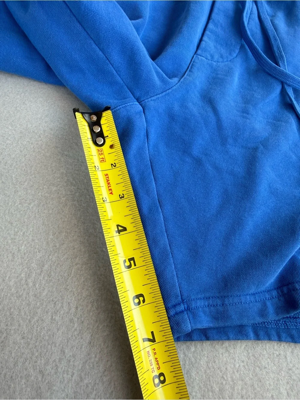 KSUBI 4 X 4 Trak Shorts Fleece Sz Large  7” In Royal Blue Pockets Logo