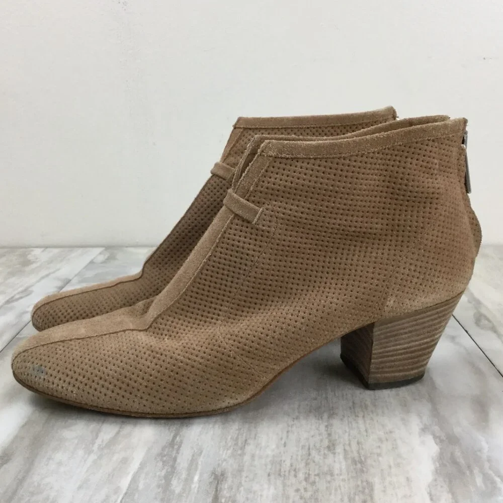 Aquatalia tan booties