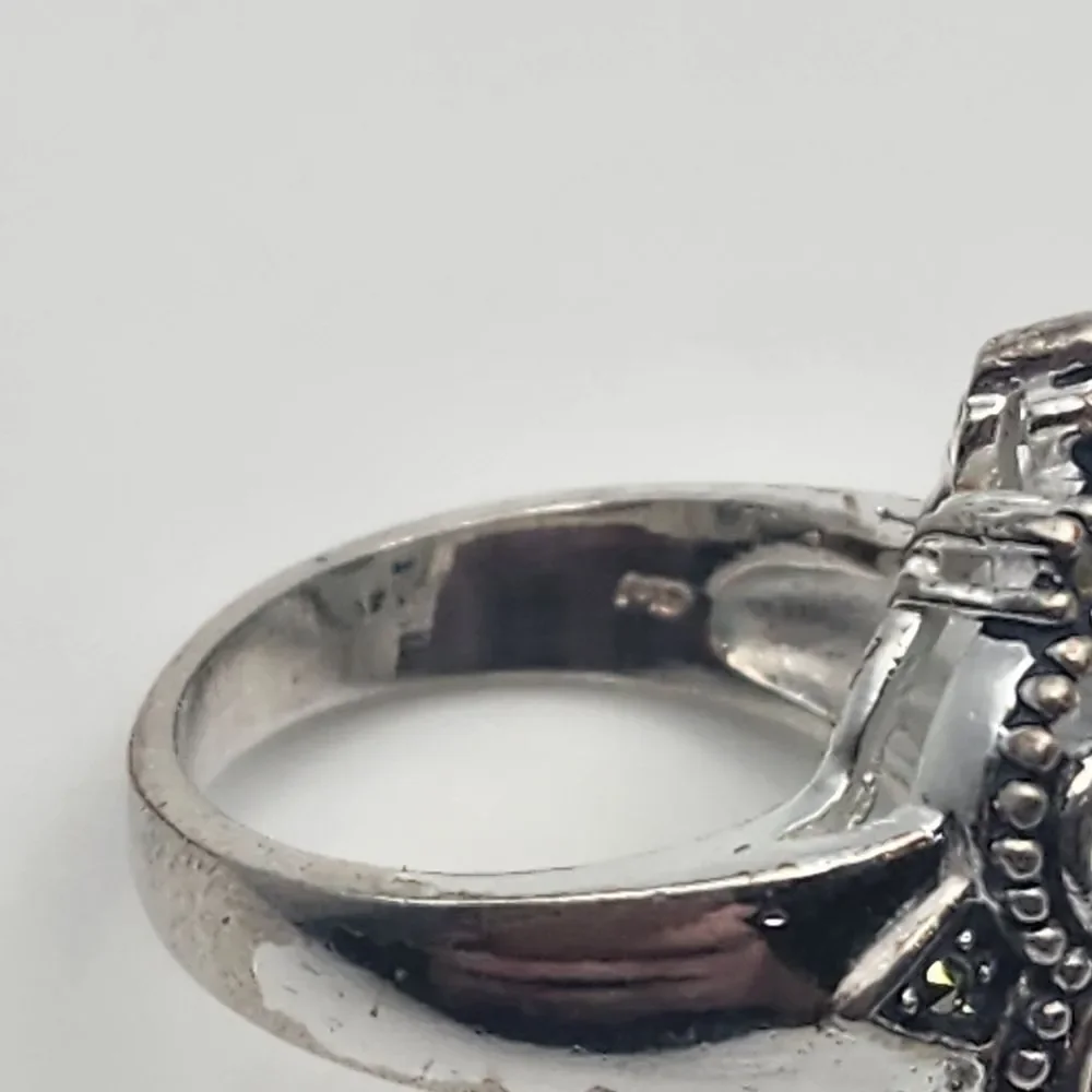 Marsala silver tone