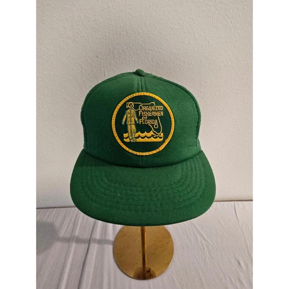 Cardinal Cap & Jacket Co. green trucker
