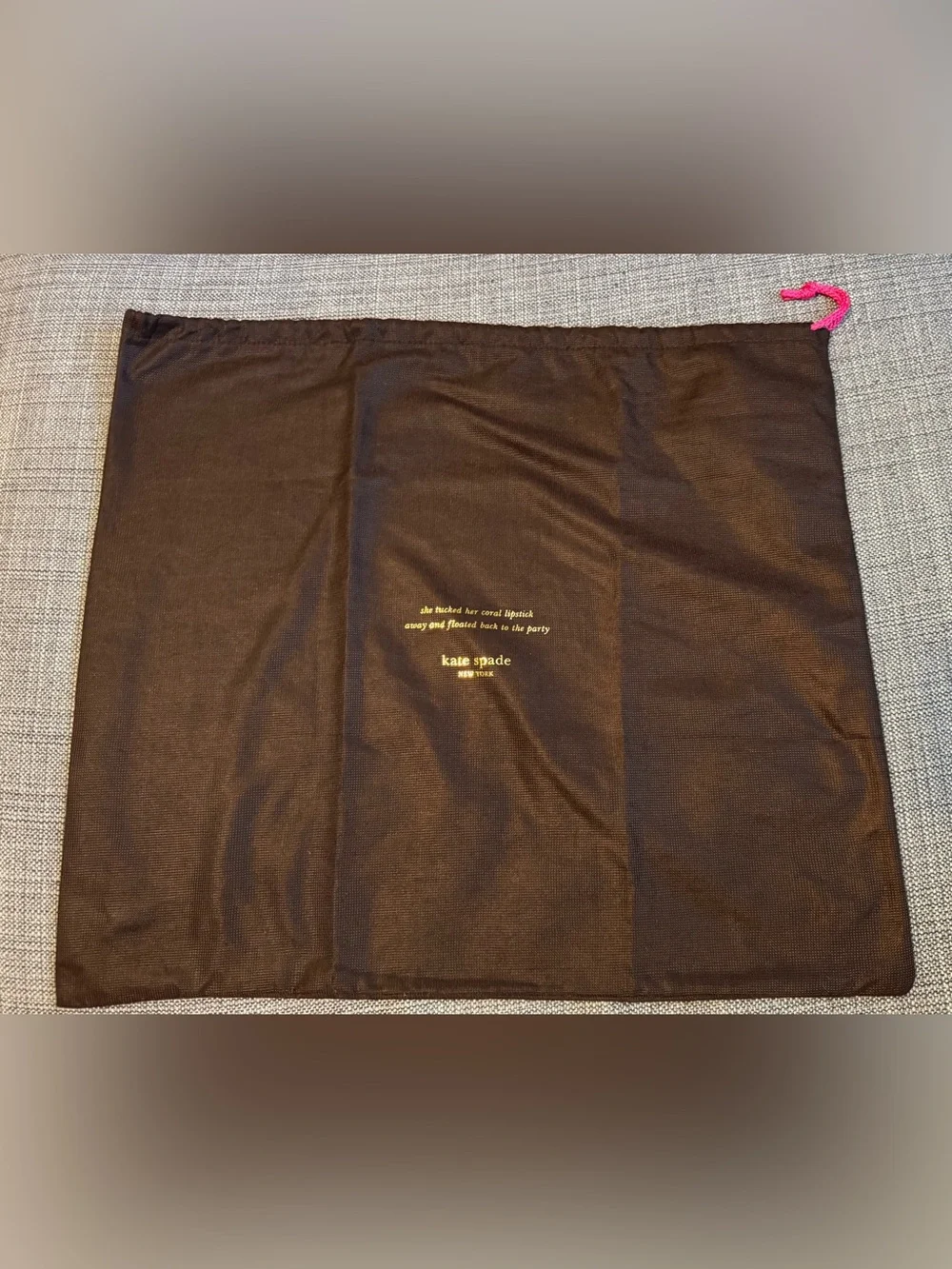 kate spade dust bag