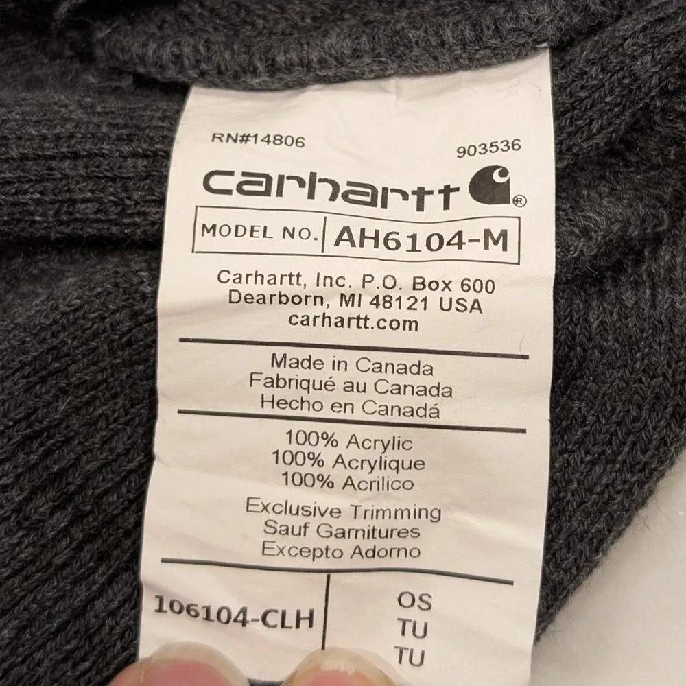 Carhartt acrylic knit