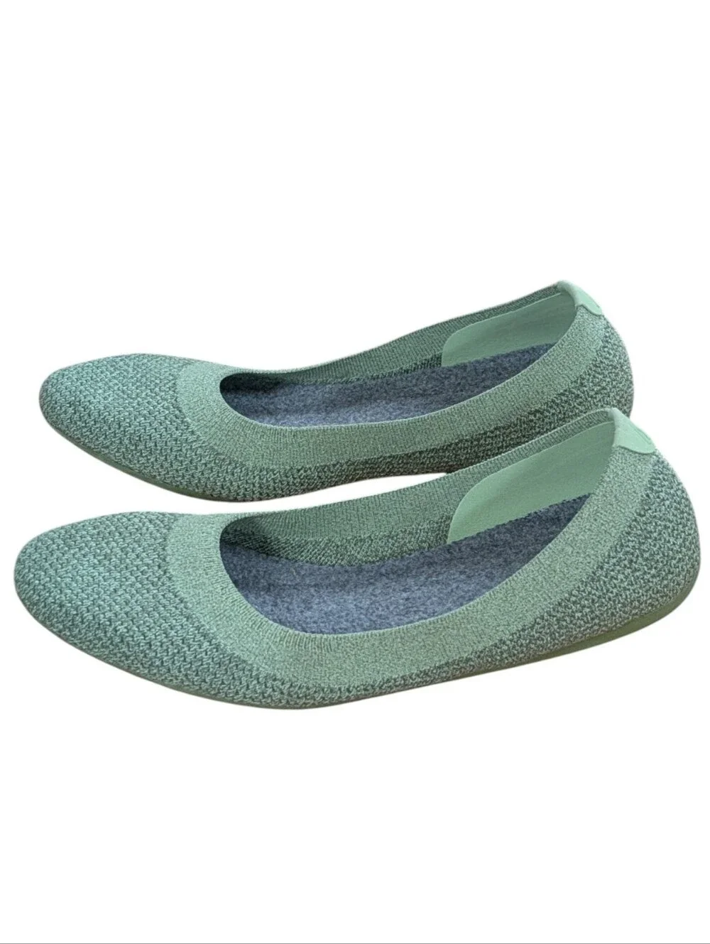 Allbirds Tree Breezer Knit Ballet Flats Forage Green Size 10