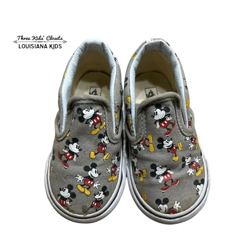 Vans Sz 4.5 Limited Edition Disney Mickey Mouse Shoes