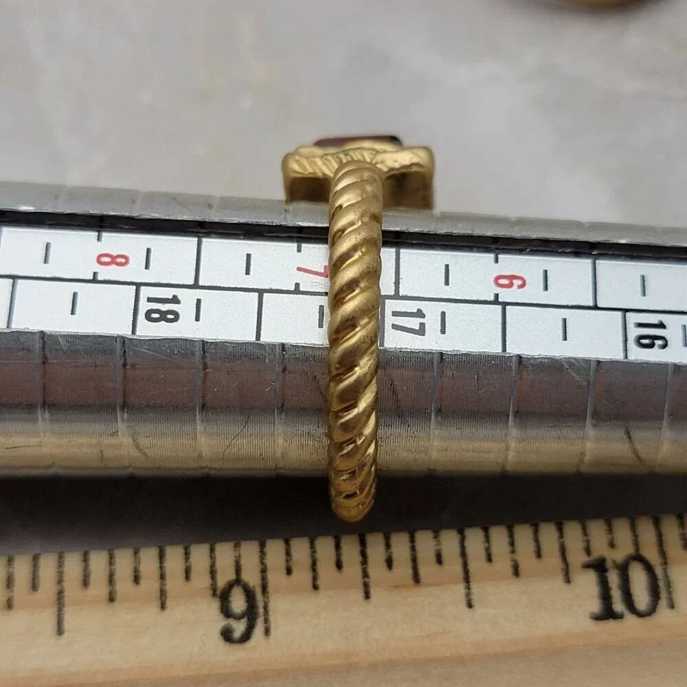 N/A brushed rings gold