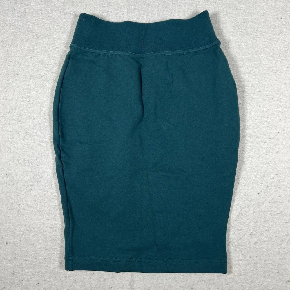 NikeLab Skirt Womens XS Green French Terry Athletic Zip Pocket 865538-375‎