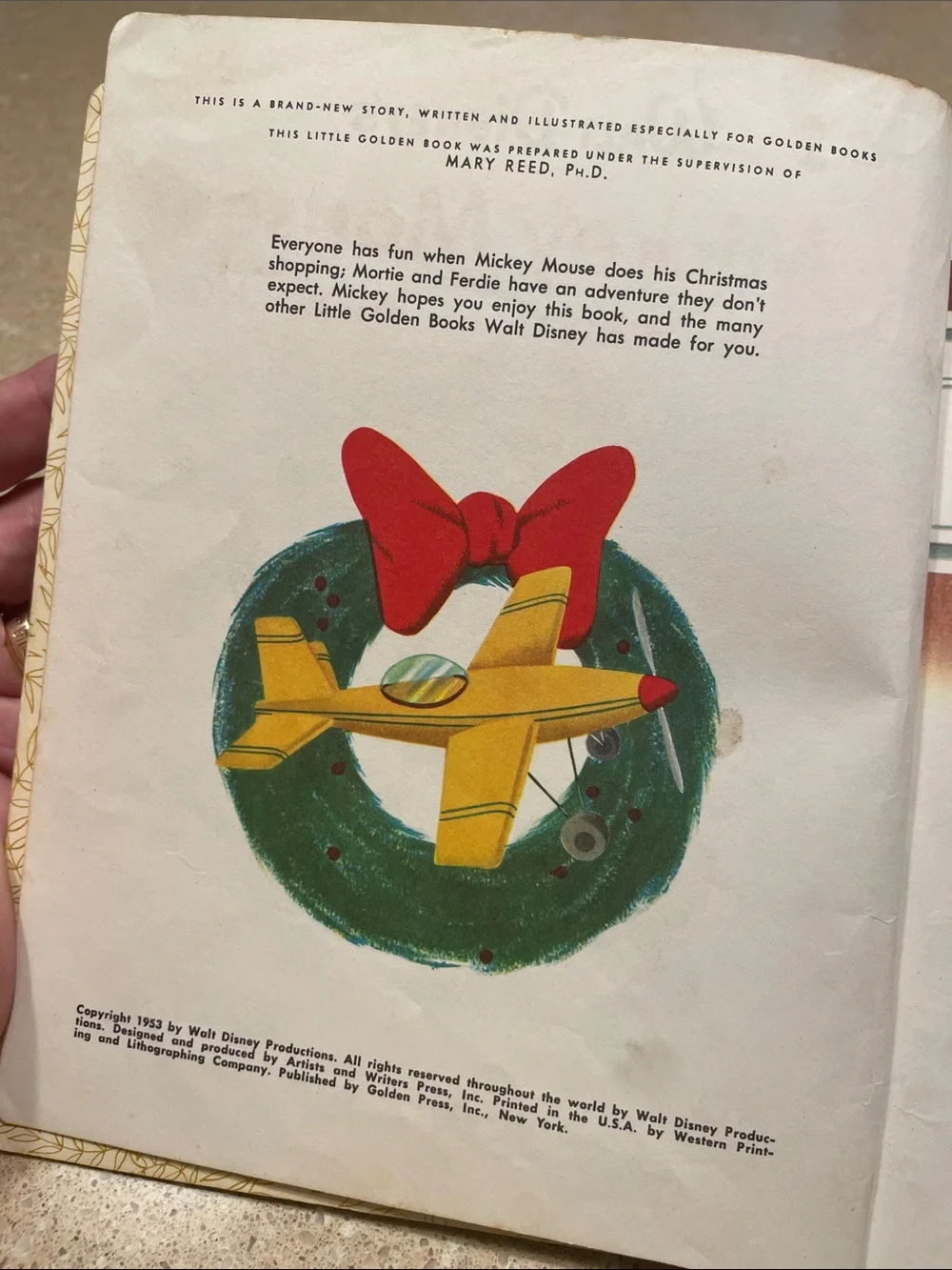 Little Golden Book title mouse walt