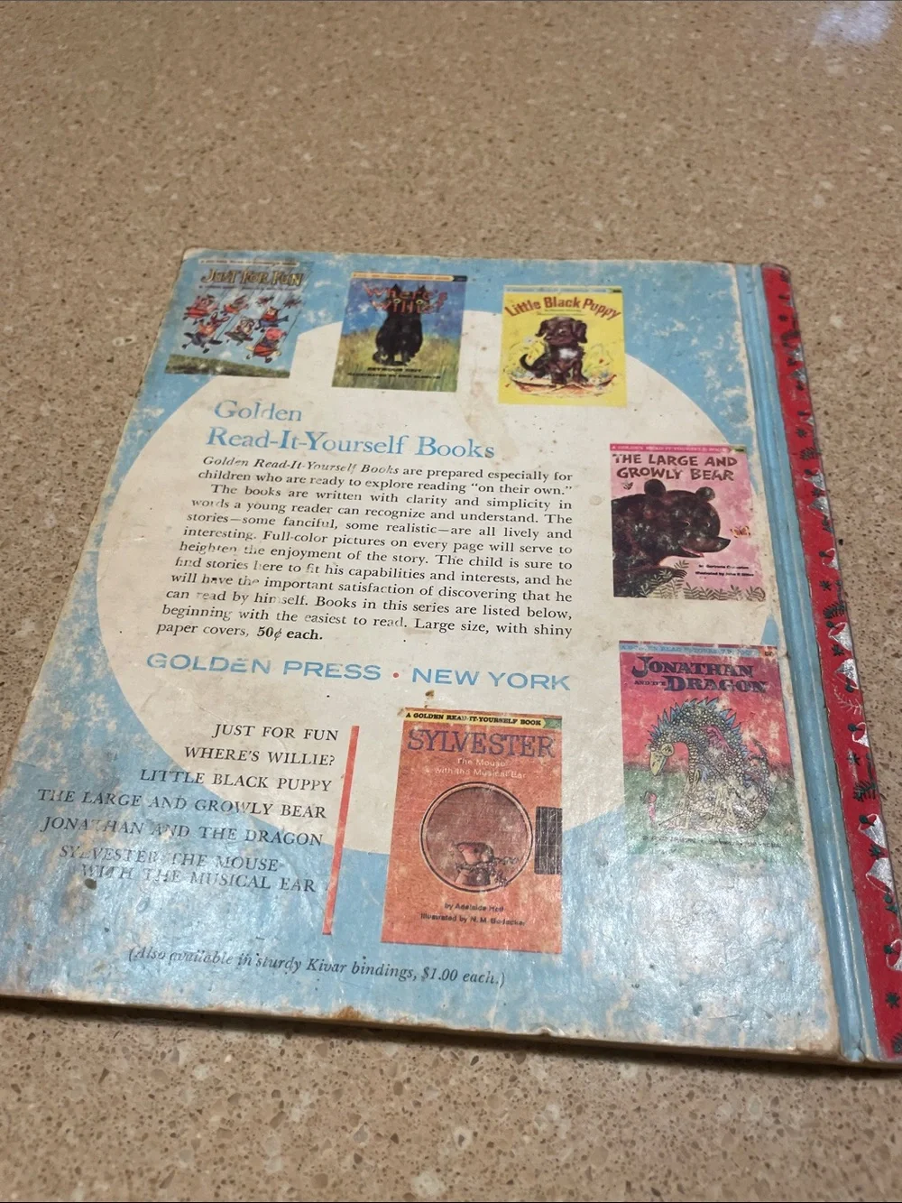 Little Golden Book accents title featuring