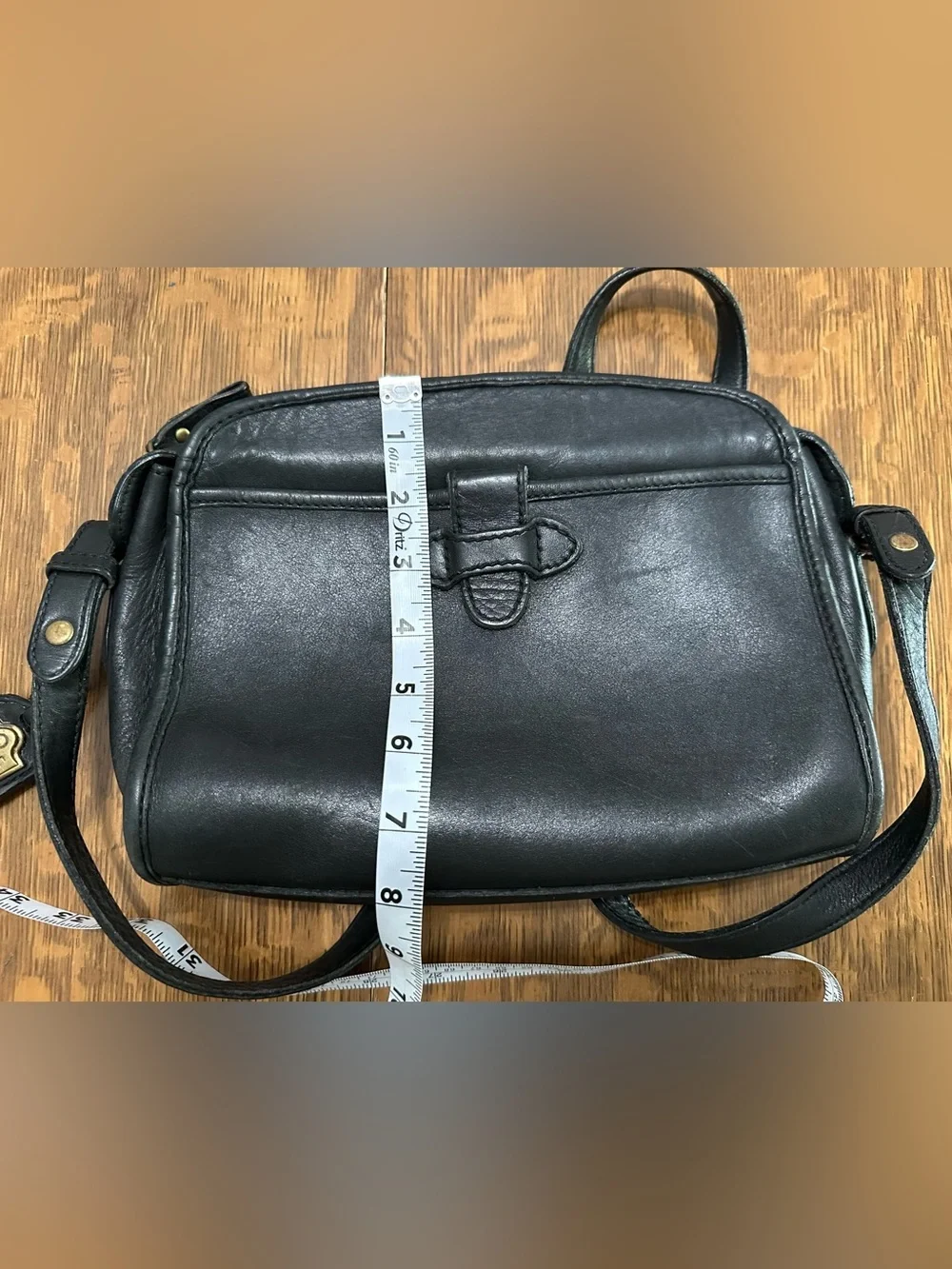 Liz Claiborne designs black leather