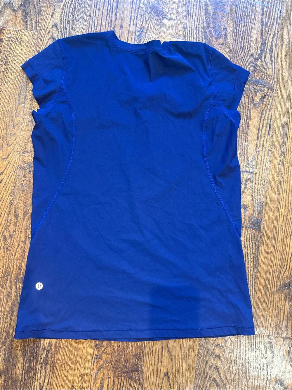 Women’s Short Sleeve Scoop Neck Top -Navy Blue