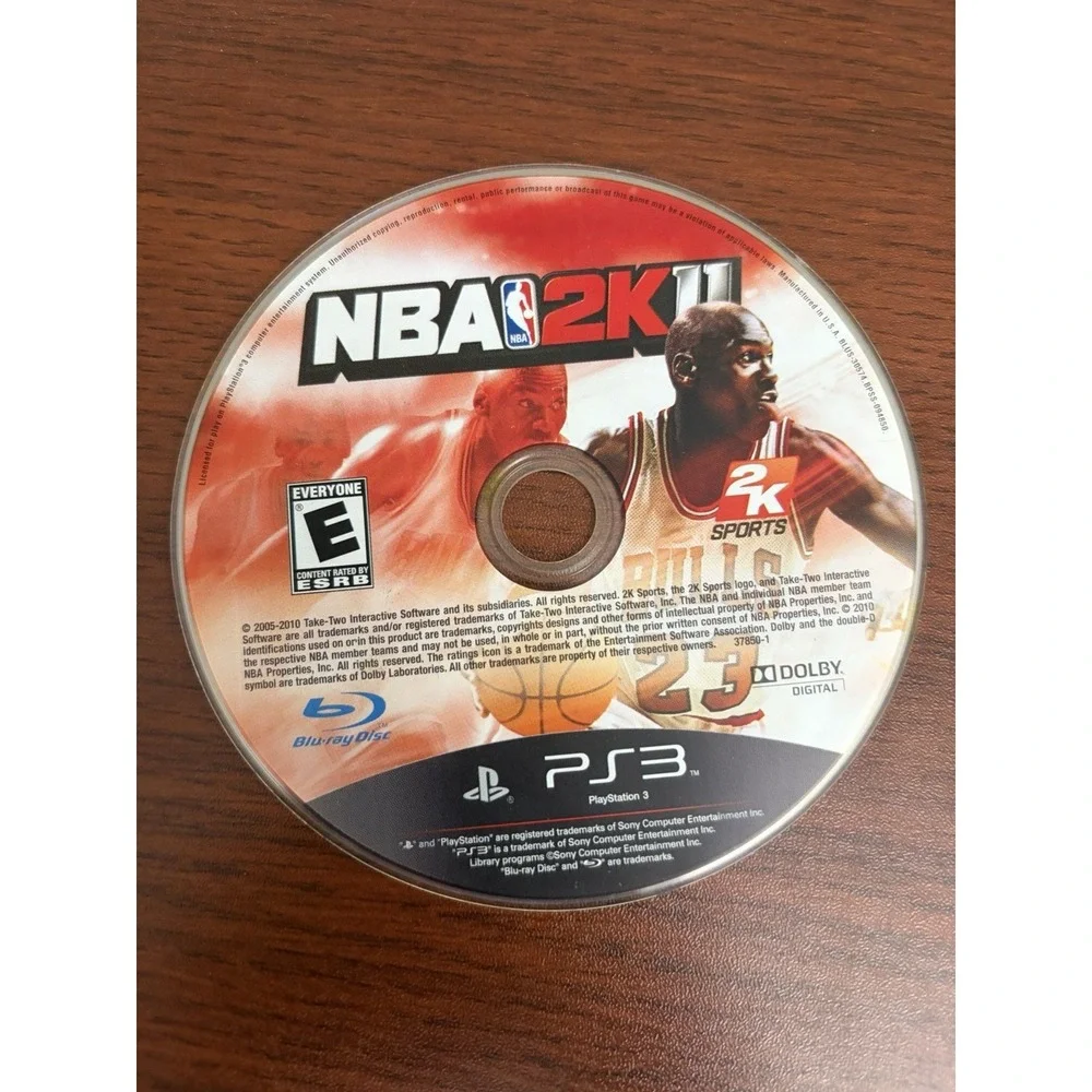 NBA 2K11 (Sony PlayStation 3, 2010) Disc Only Video Game PS3
