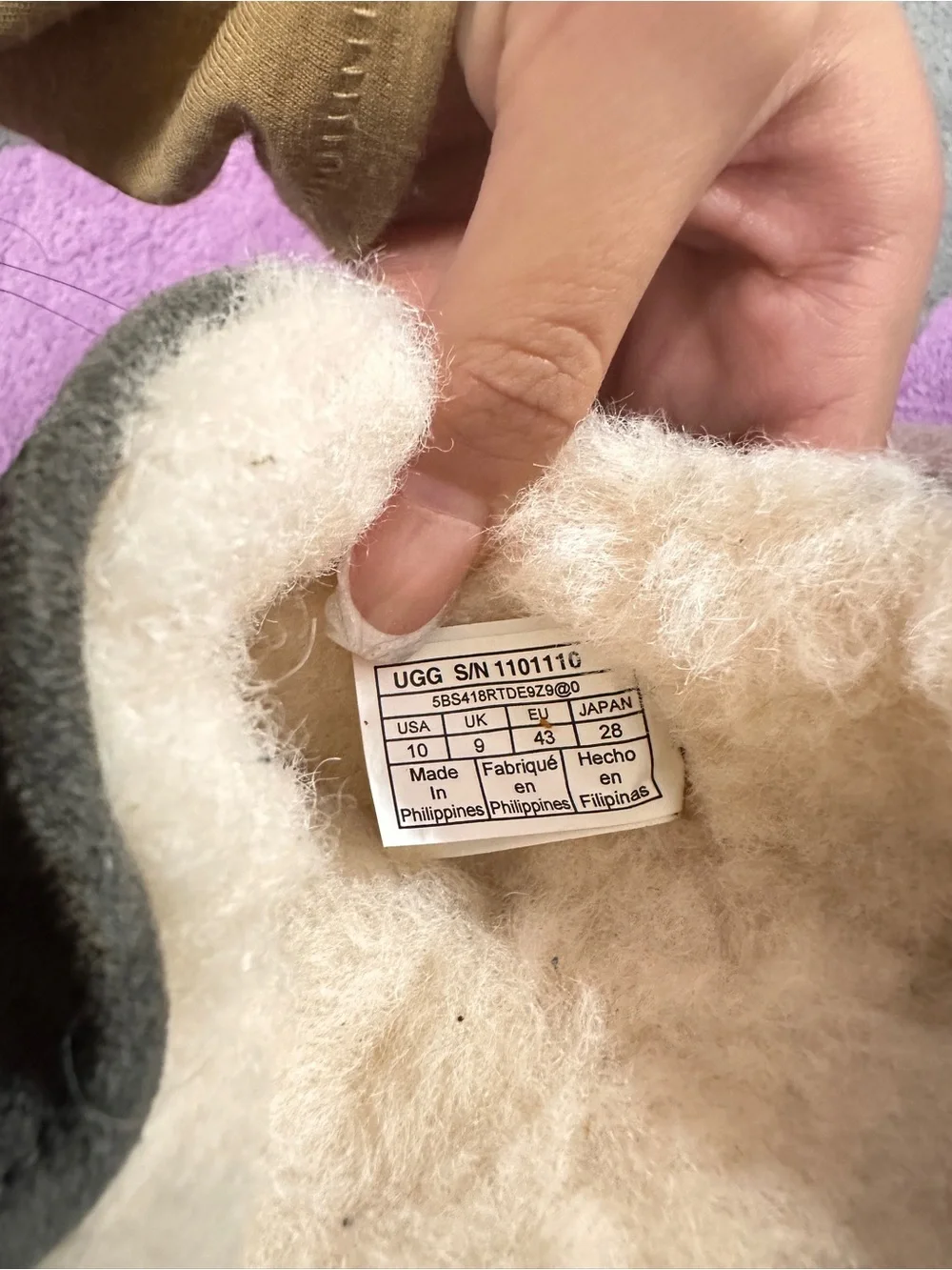 UGG soft suede