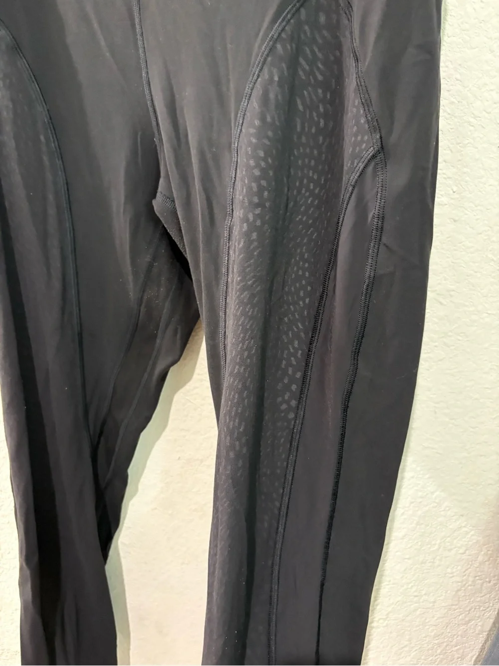 lululemon athletica Black Workout Leggings with Logo Detail