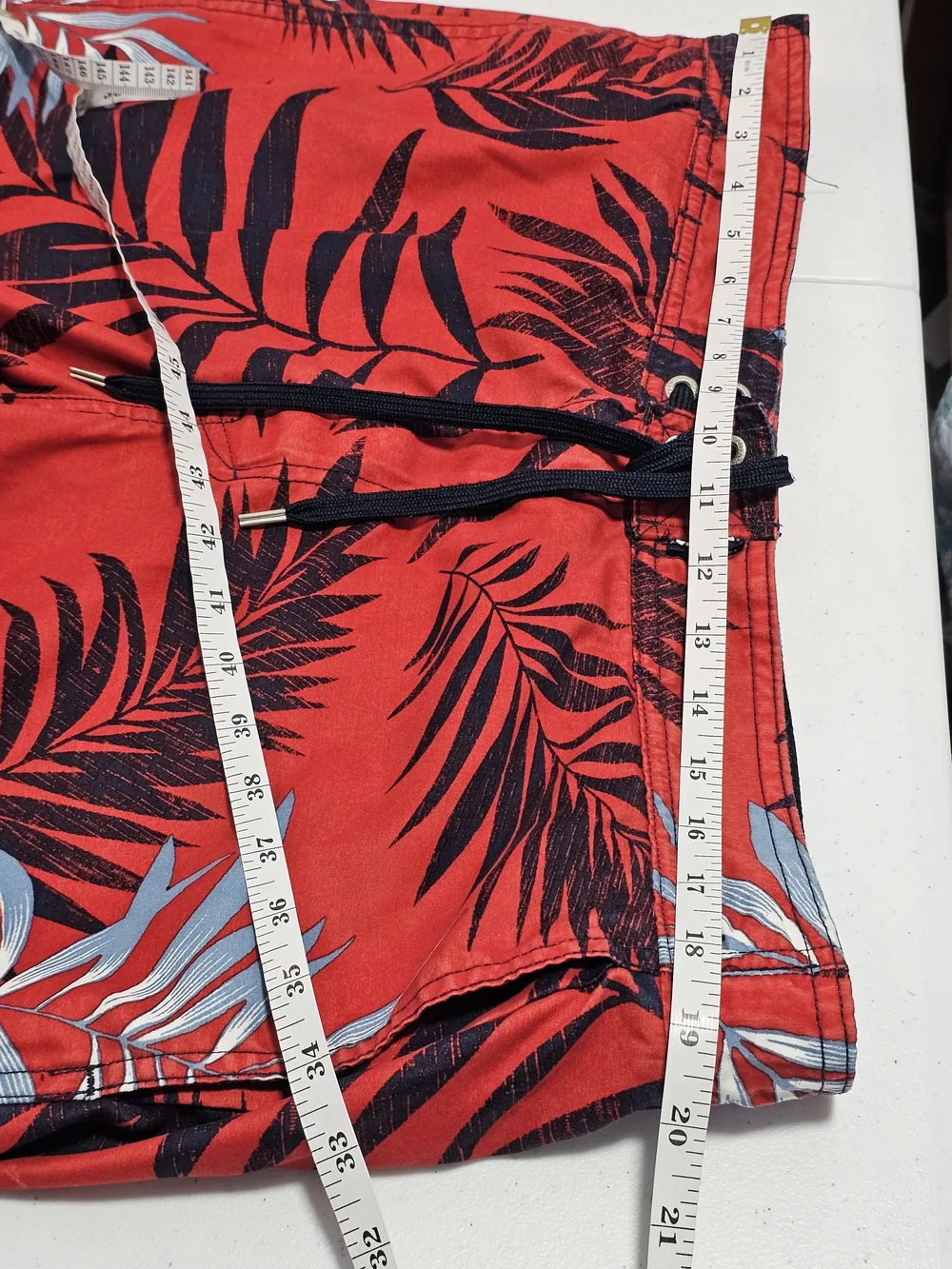 Nautica red swim