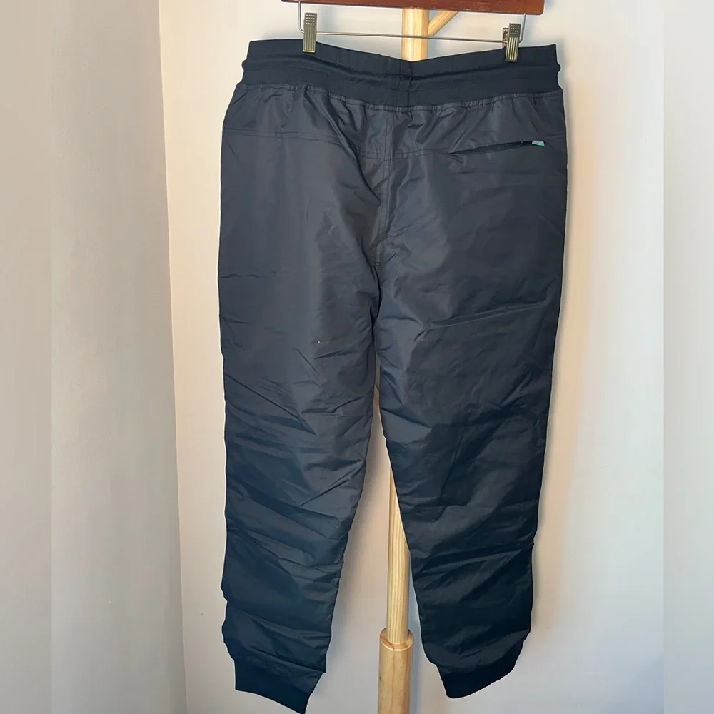 Staple Navy Jogger Sweatpants with Mint Drawstring
