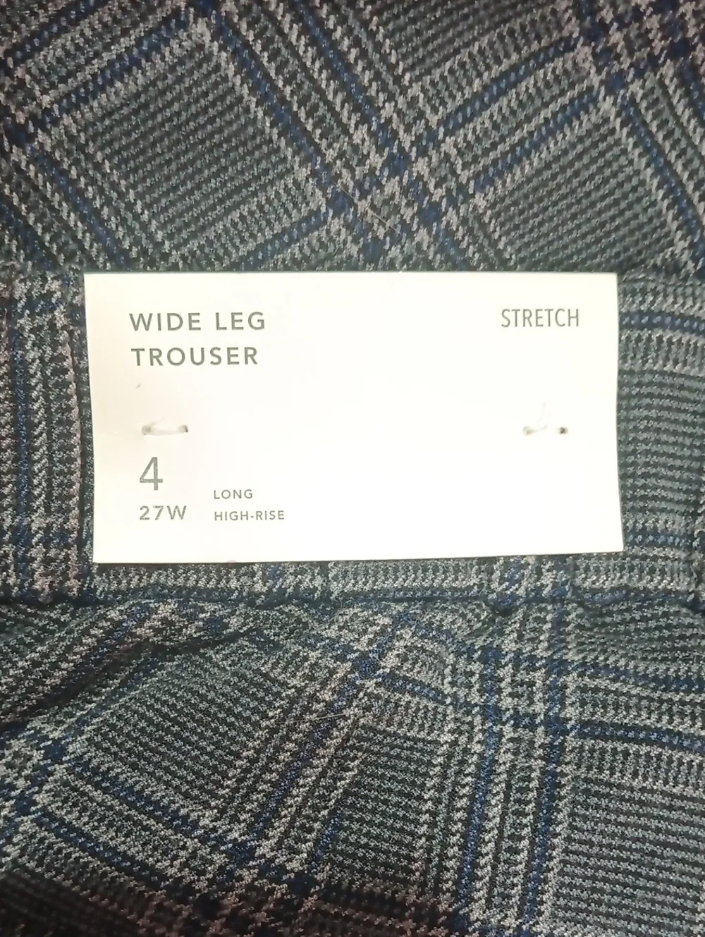 American Eagle Outfitters Dark Green Plaid Straight-Leg Pants