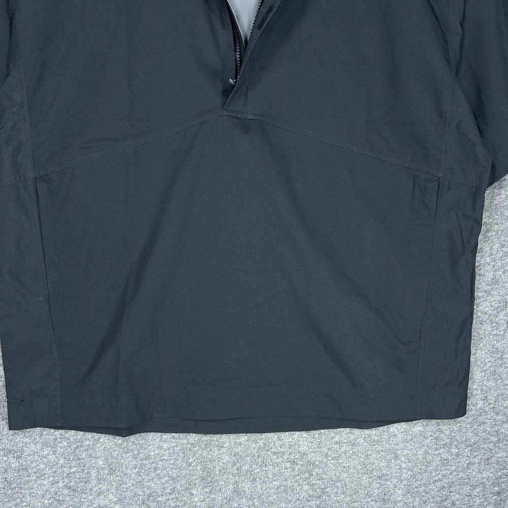 FootJoy DryJoys Jacket Mens Large Black HydroLite Short Sleeve Rain Pullover