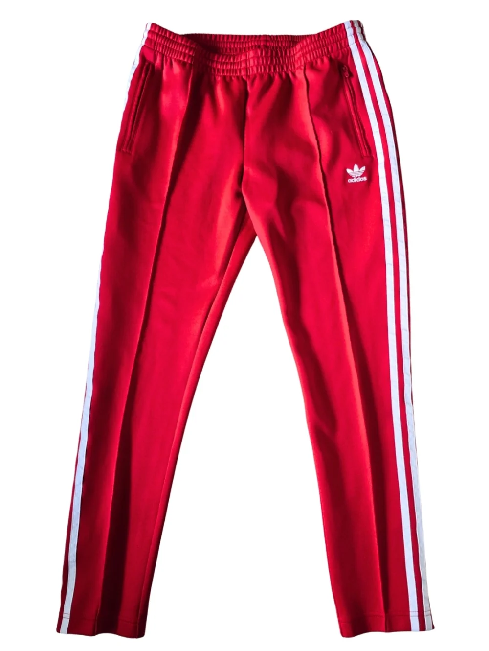 adidas Originals Adicolor Classics Beckenbauer Track Pants Men's Small Red White