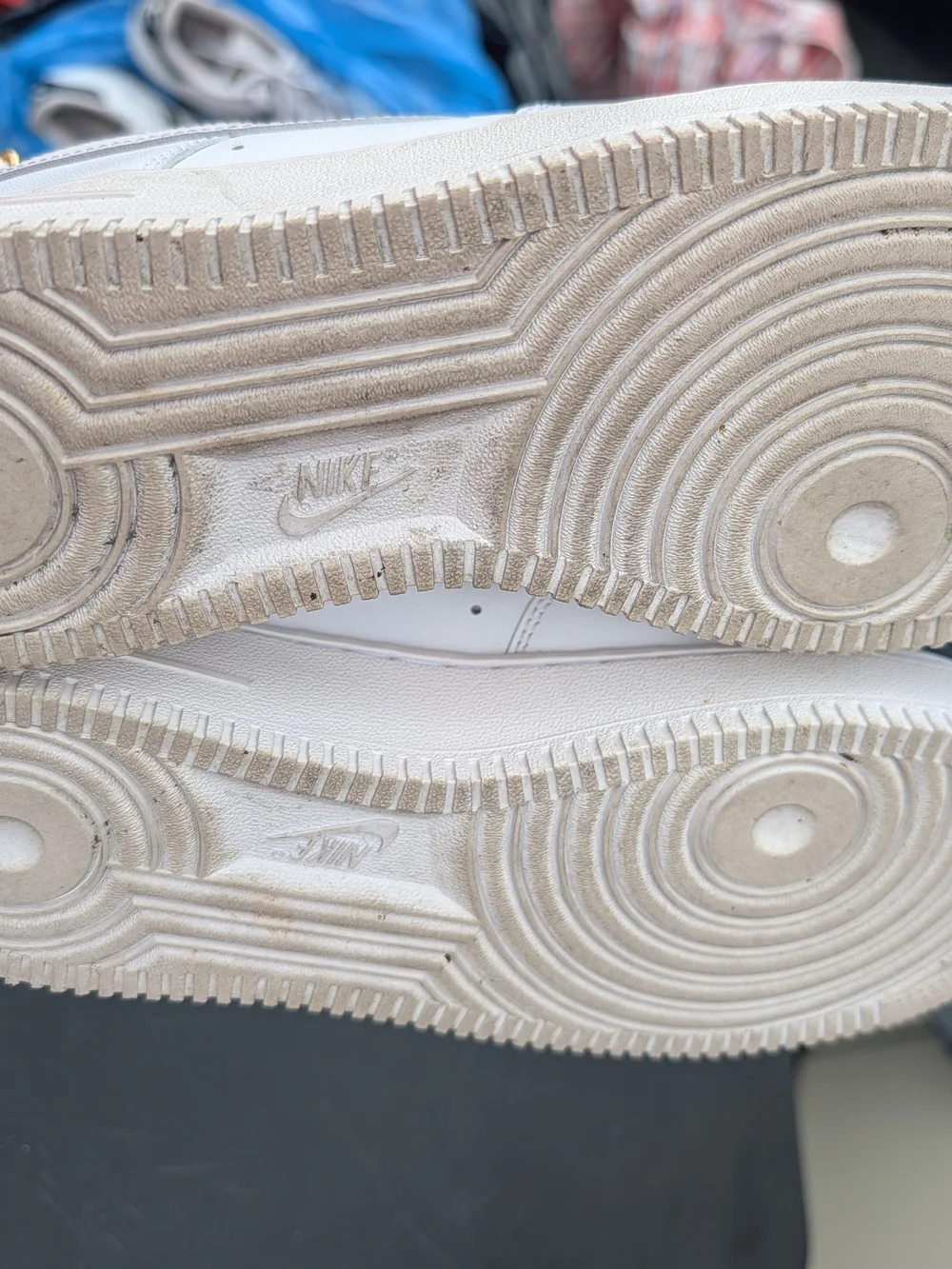 Nike leather upper