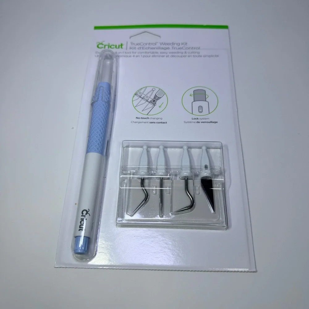 Cricut TrueControl Weeding Kit Blue 4-in-1 Ergonomic Craft Tool 2007803 NEW