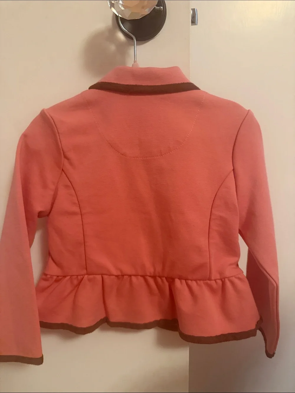 Janie and Jack emblem pink tone