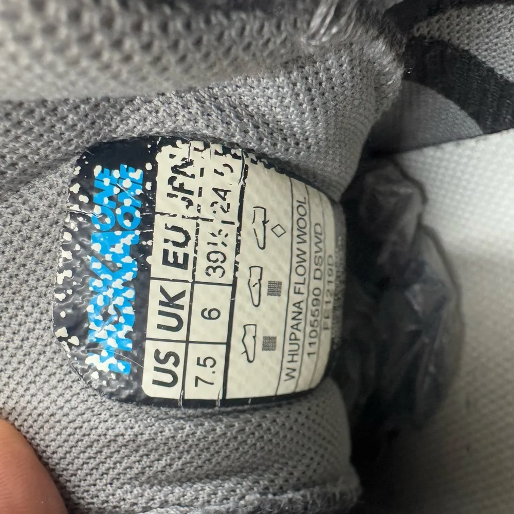 Hoka One One Hupana Flow Wool Shoes - Women's Size 7.5‎