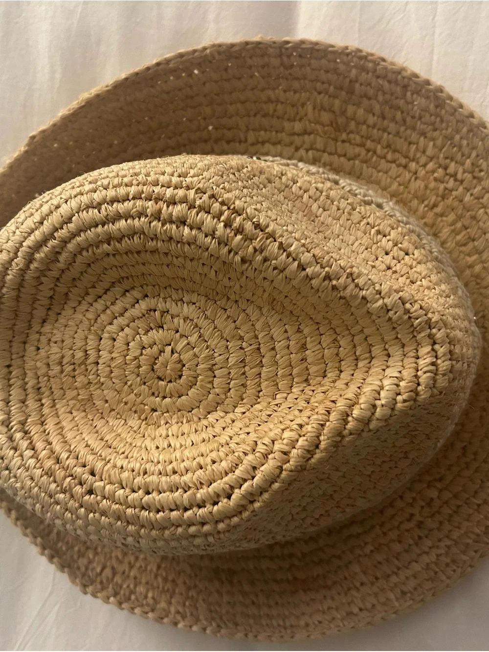 Flora Bella Woven Straw Hat with Braided Band - Natural