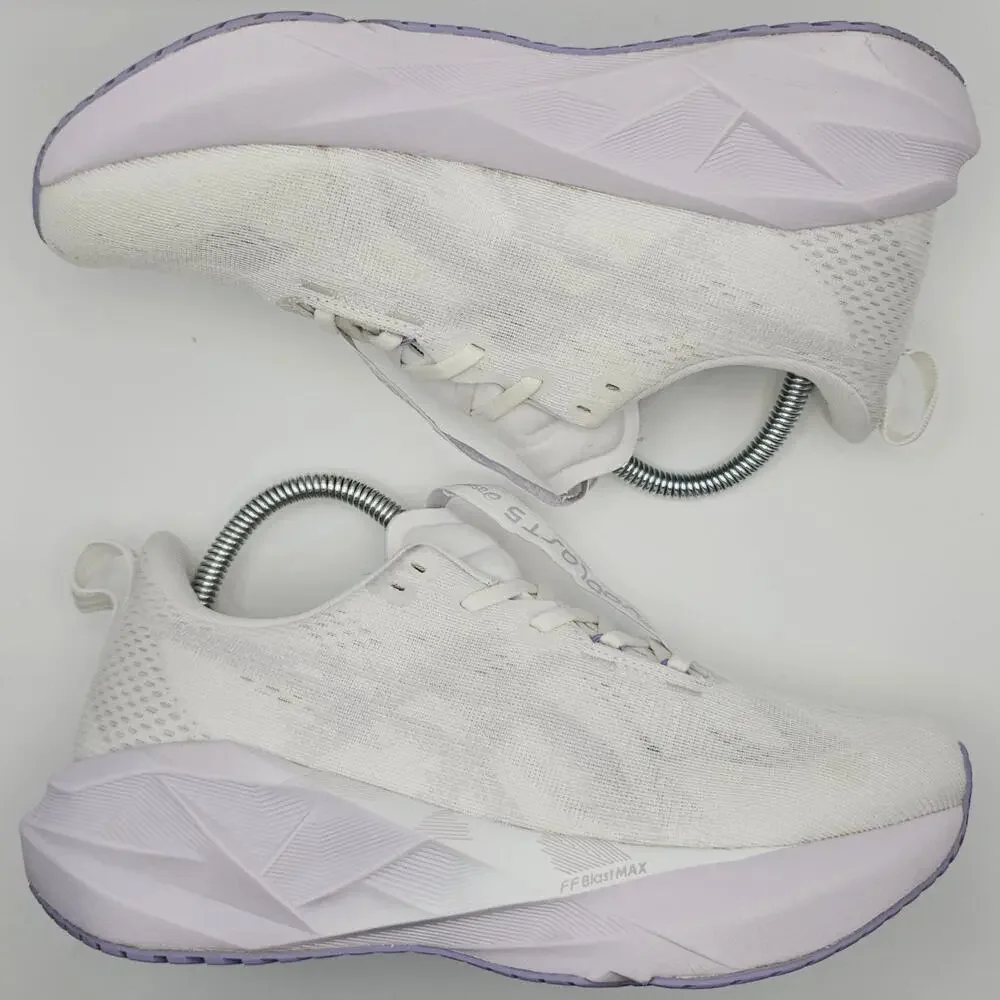 Asics Novablast 5 White Lilac Hint Womens 7.5 UK 5.5 Running Shoes Sneakers