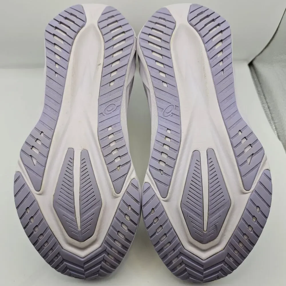 Asics Novablast 5 White Lilac Hint Womens 7.5 UK 5.5 Running Shoes Sneakers
